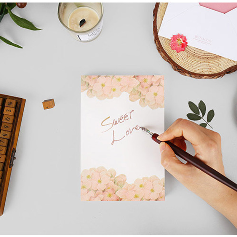 Romantic and Vintage hydrangea letter paper pad Romantic and Vintage hydrangea letter paper pad