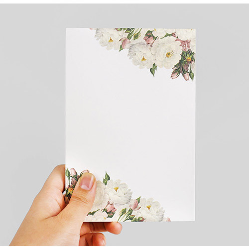 Romantic and Vintage rose letter paper pad