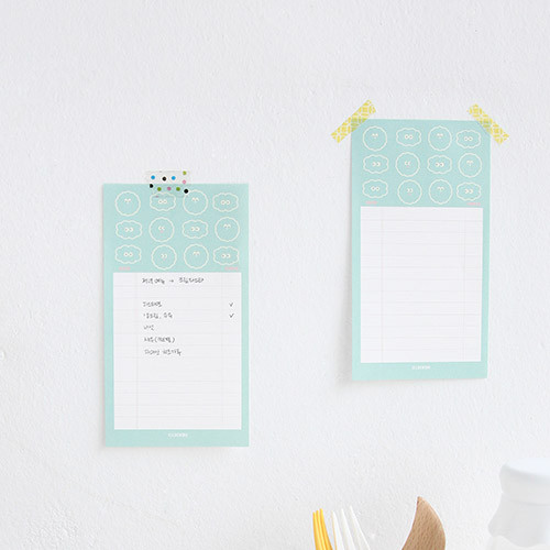 PomPom - SomSom checklist memo pad 