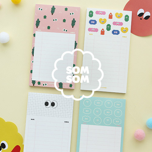 SomSom checklist memo pad 