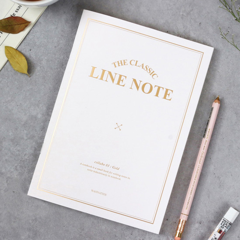 White - The classic lined notebook White - The classic lined notebook