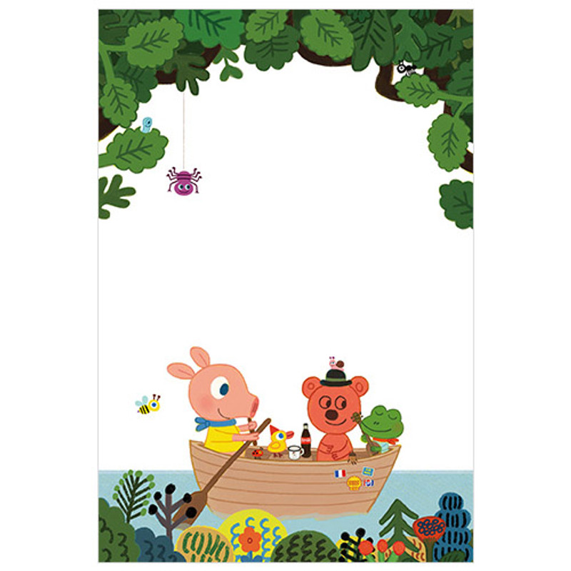 Romantic and Vintage lake letter paper pad