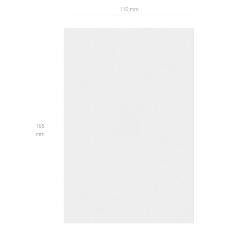 Size of Nacoo Siesta Letter Paper Pad Size of Nacoo Siesta Letter Paper Pad