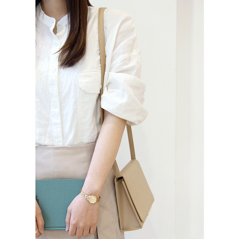 Beige - Classic Caily crossbody shoulder bag Beige - Classic Caily crossbody shoulder bag