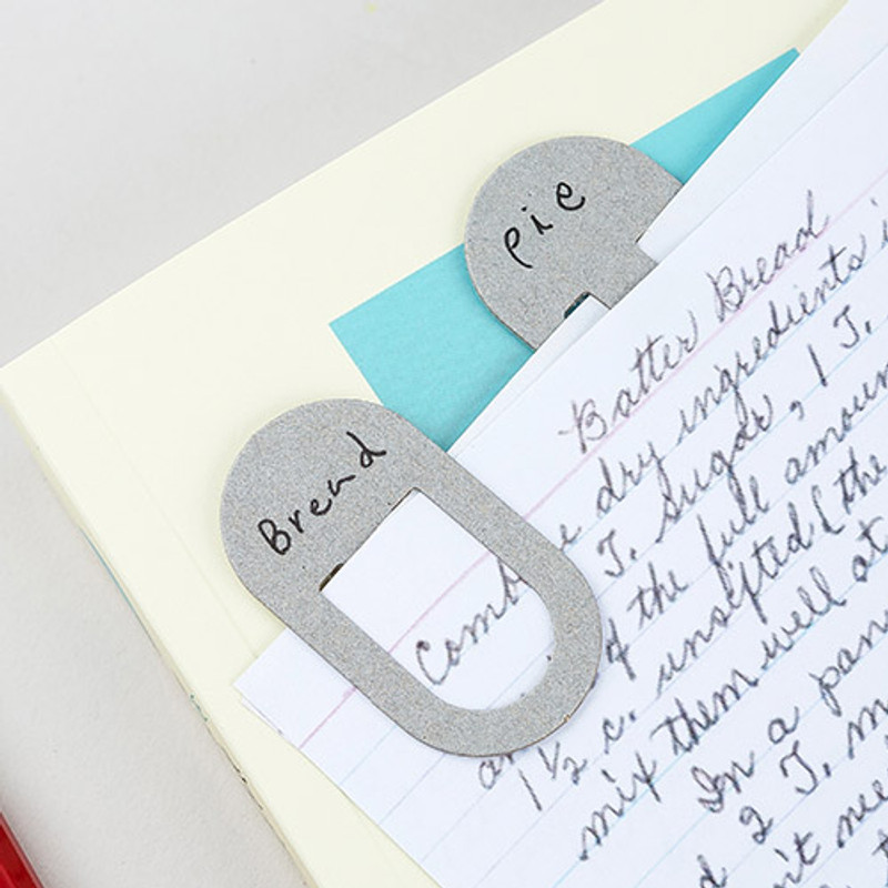 Simple and unique paper bookmark memo clip Simple and unique paper bookmark memo clip