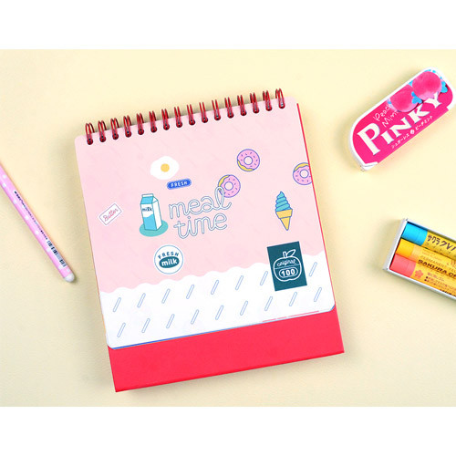 Pink room - Du dum 100 days illustration desk planner