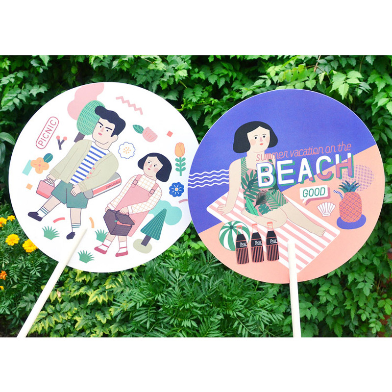 Du dum summer circle handy fan