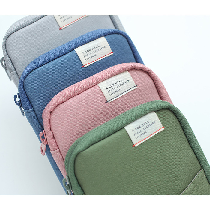 A low hill zip around pocket multi pouch