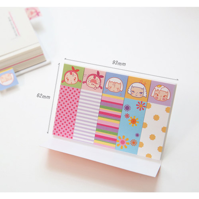 Size of Sweet somsom sticky memo notes bookmark