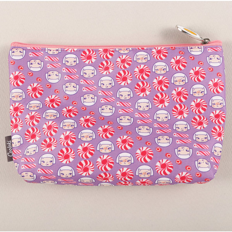 D - Cooloki Pattern zipper pouch