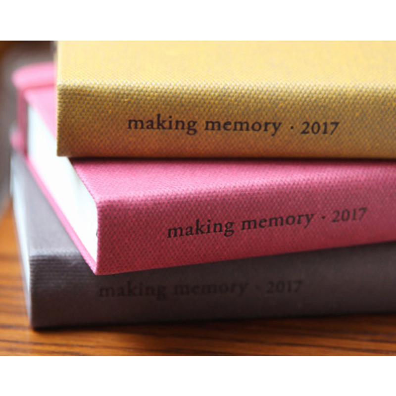 2017 Byfulldesign Making memory small dated daily planner