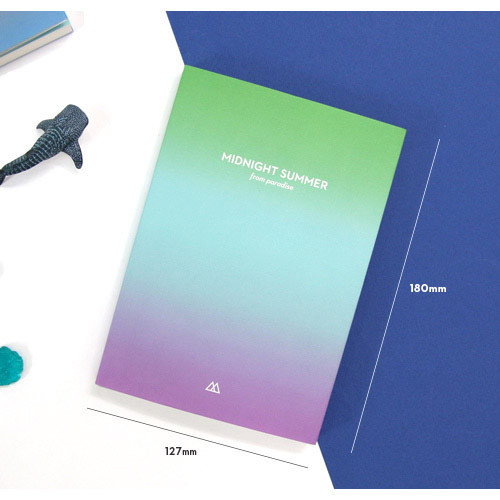 Size of 2017 Second mansion Midnight summer undated diary scheduler