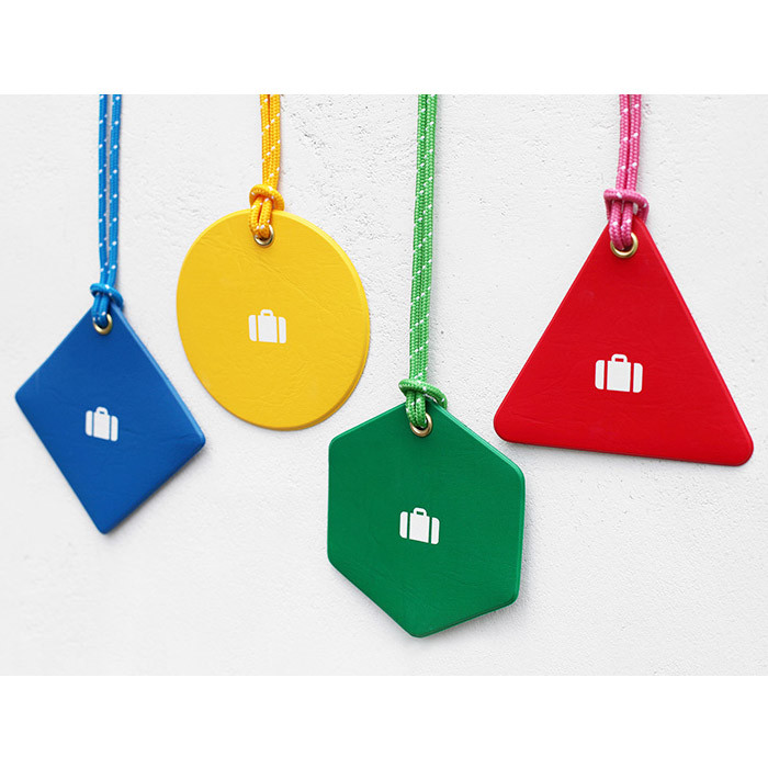 2NUL Travel shape luggage name tag