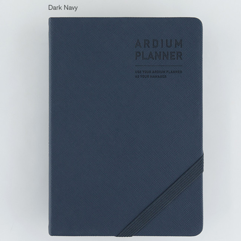 Dark nay - 2017 Ardium Simple dated medium planner Dark nay - 2017 Ardium Simple dated medium planner