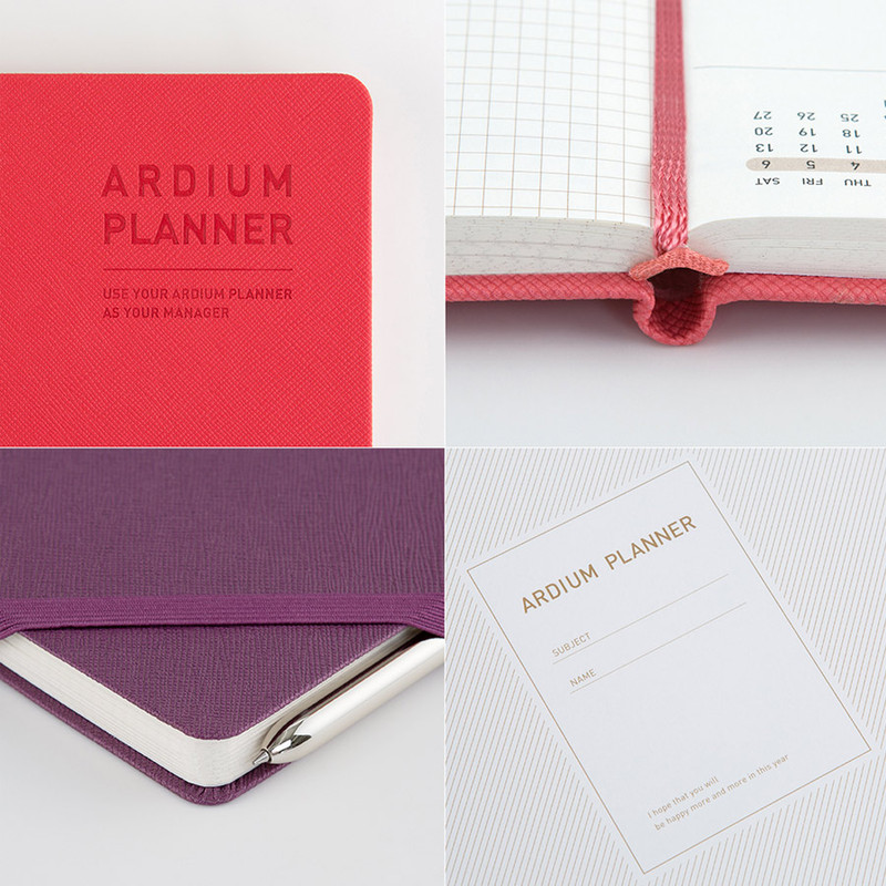 Detail of 2017 Ardium Simple dated medium planner Detail of 2017 Ardium Simple dated medium planner