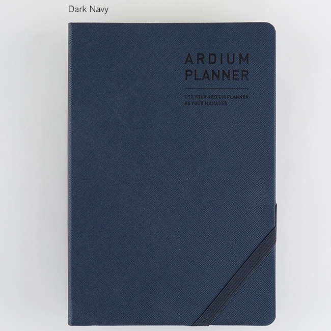Dark navy - 2017 Ardium Simple dated large planner
