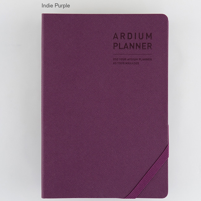 Indie purple - 2017 Ardium Simple dated large planner