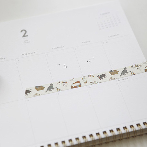 2017 Dailylike Wirebound D dated monthly planner scheduler