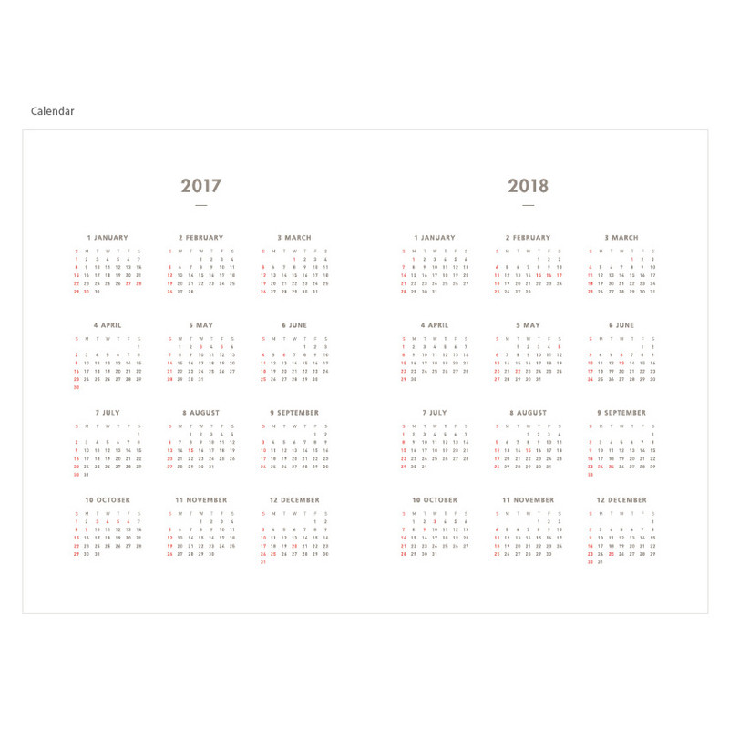 Calendar - 2017 Wirebound D dated monthly planner scheduler