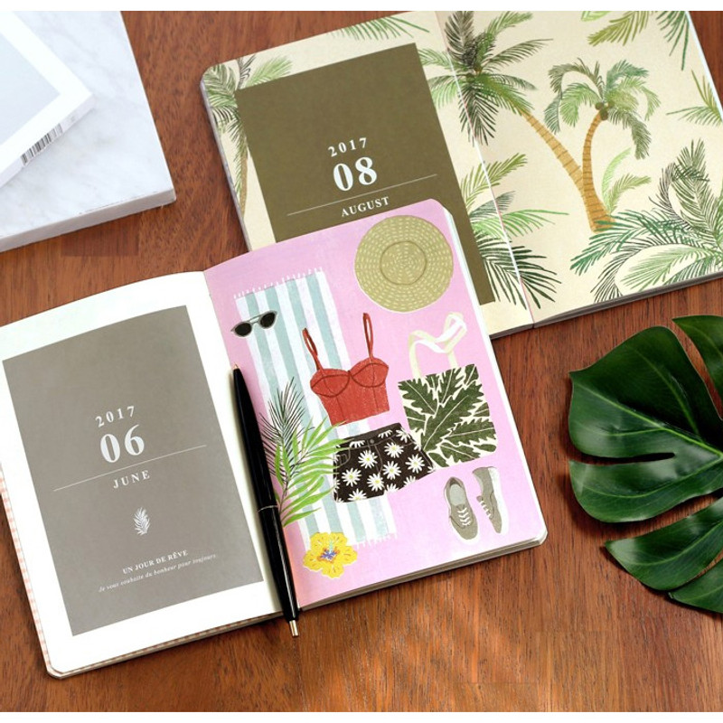 Monthly intro - 2017 Iconic Colette vintage pattern dated diary