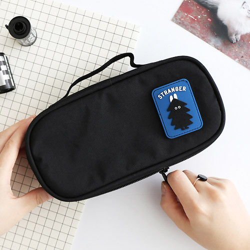 Black - Brunch brother zip around cute multi pouch 