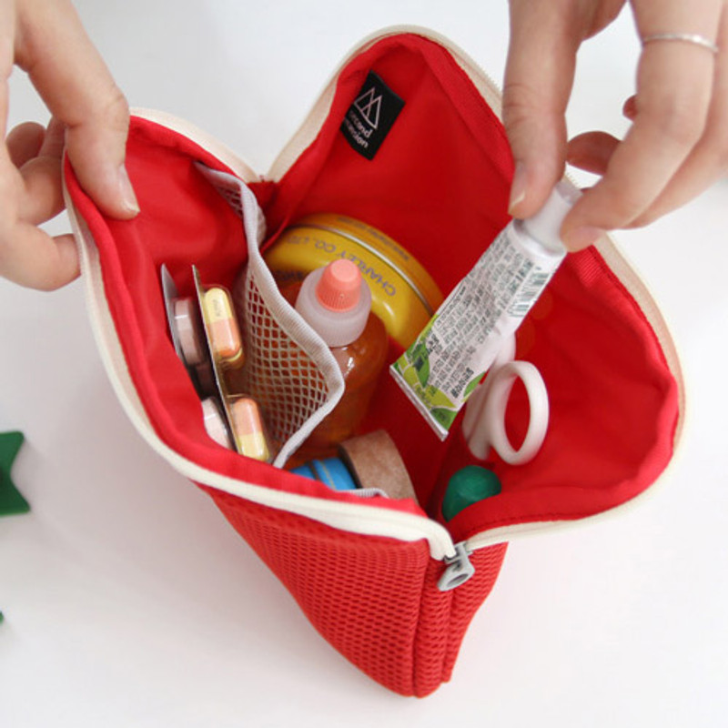 Disco brick first aid air mesh pouch  Disco brick first aid air mesh pouch