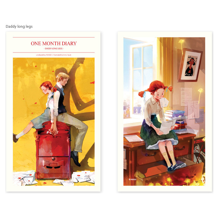 Daddy long legs one month undated diary 