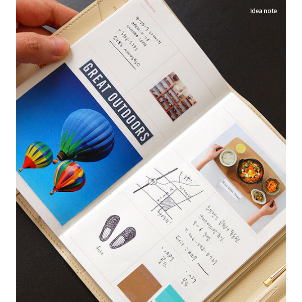 Idea note - 2017 Days collector dated diary with wallet