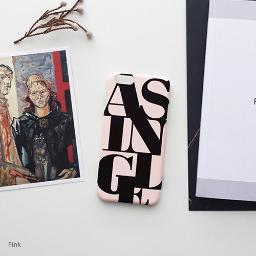 Pink - A single day polycarbonate case for iPhone 6 6S 