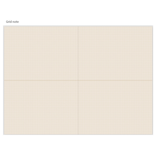 Grid note - Edit small dated diary planner