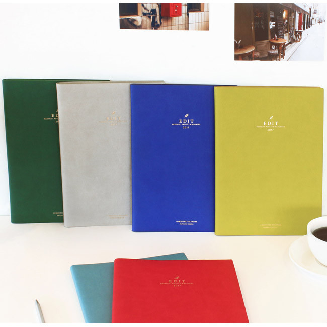 Edit B5 monthly dated planner