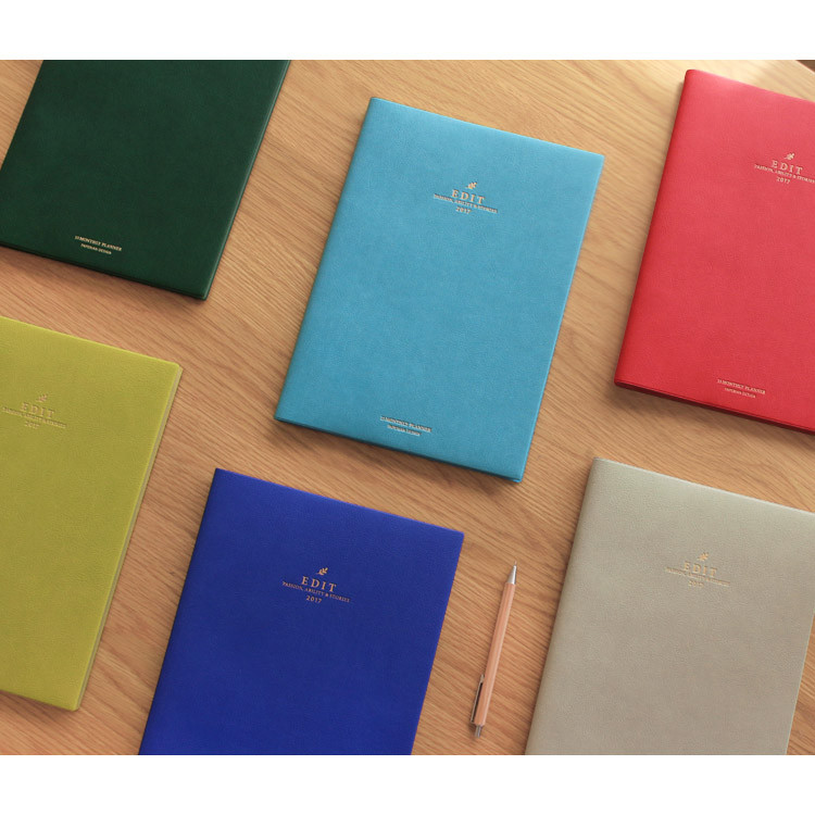 Edit B5 monthly dated planner