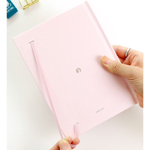 Elastic band - Moon special undated hardcover diary scheduler