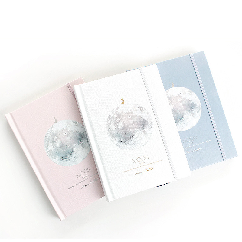 Moon special undated hardcover diary scheduler