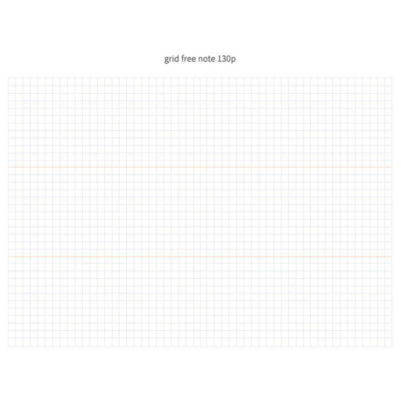 Grid free note - Bonne promenade pattern undated planner Grid free note - Bonne promenade pattern undated planner