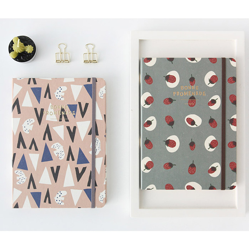 Bonne promenade pattern undated planner Bonne promenade pattern undated planner
