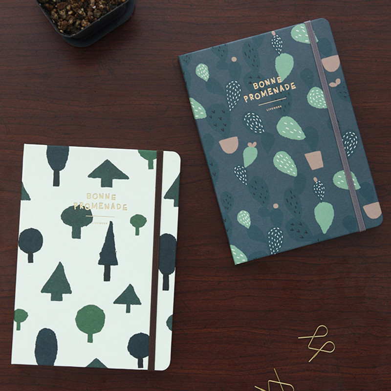 Bonne promenade pattern undated planner Bonne promenade pattern undated planner