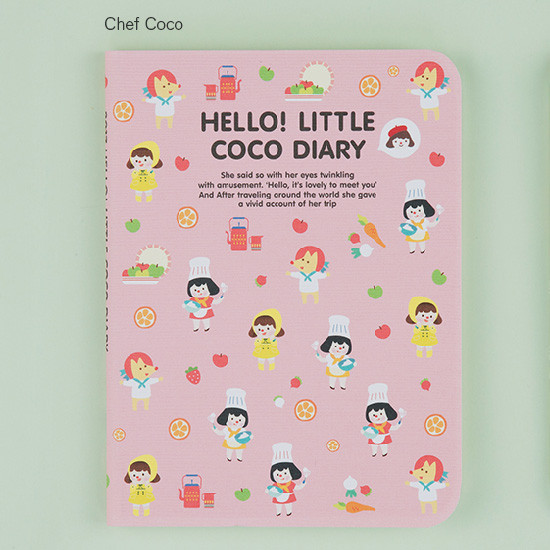 Chef coco - 2017 Hello little coco monthly dated diary 