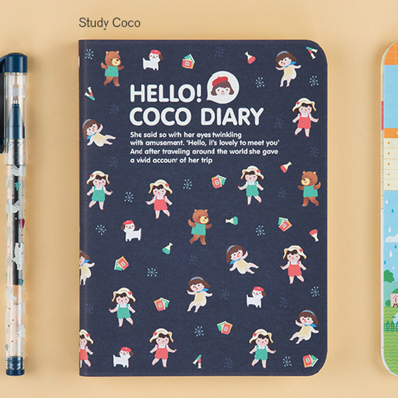 Study coco - 2017 Hello coco weekly dated diary 