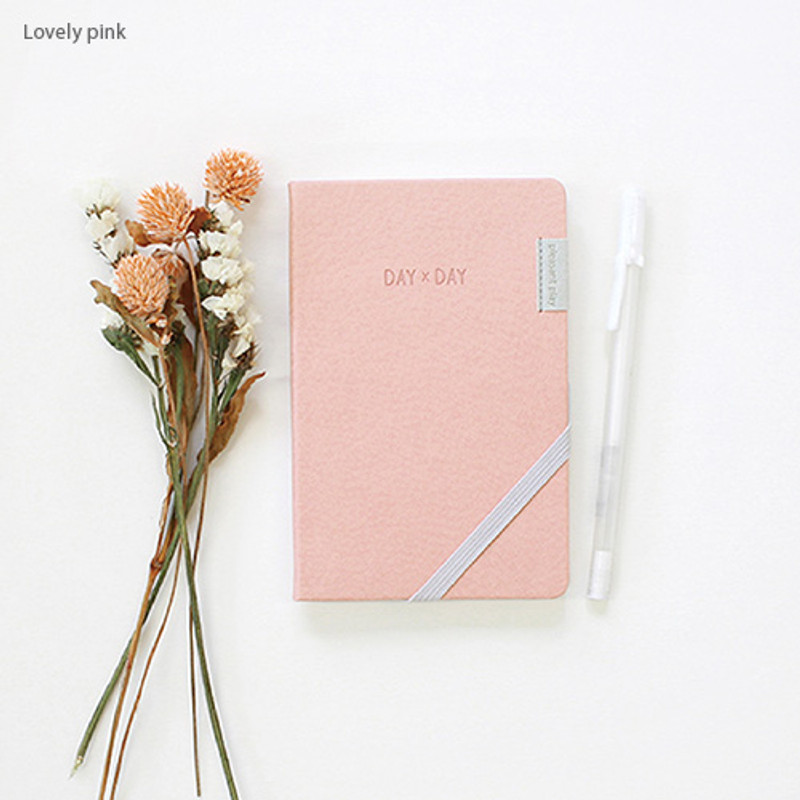Lovely pink - Day by Day small dated diary