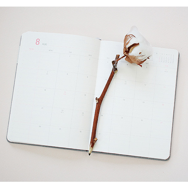 Monthly plan - 2017 Day by Day large dated diary