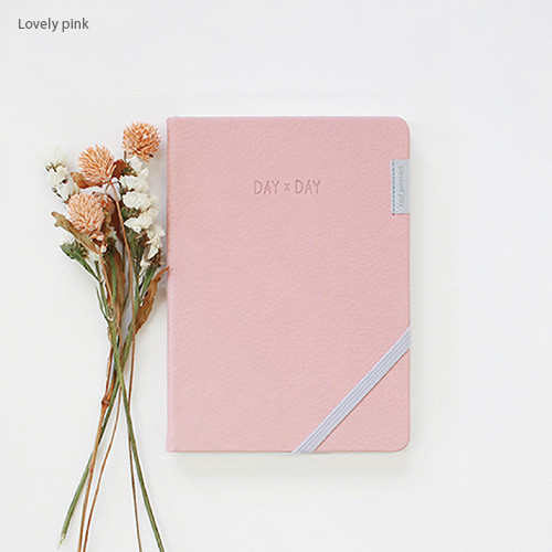 Lovely pink - 2017 Day by Day large dated diary
