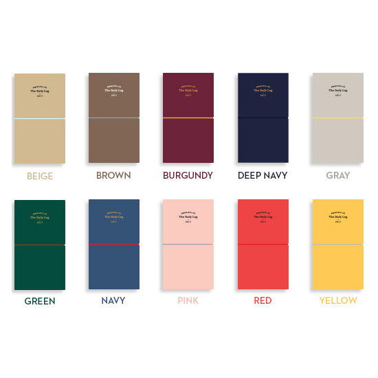 Colors of 2017 Engage with life small dated diary