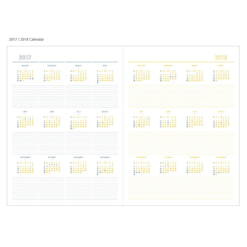 Calendar - 2017 Eat play work workaholics 365 days dated diary