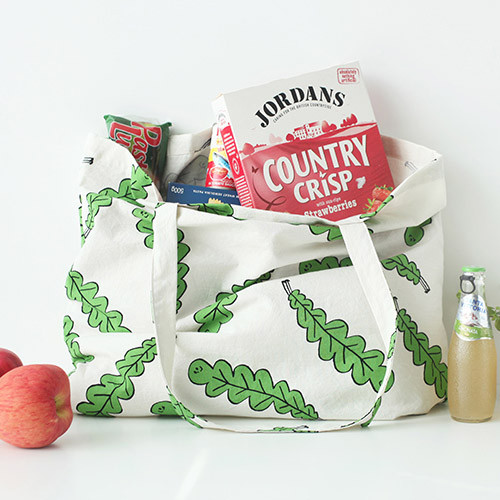 Foliage - Jam Jam pattern cotton shopper tote bag 