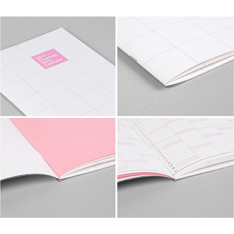 2017 Chachap Calendar note monthly dated planner
