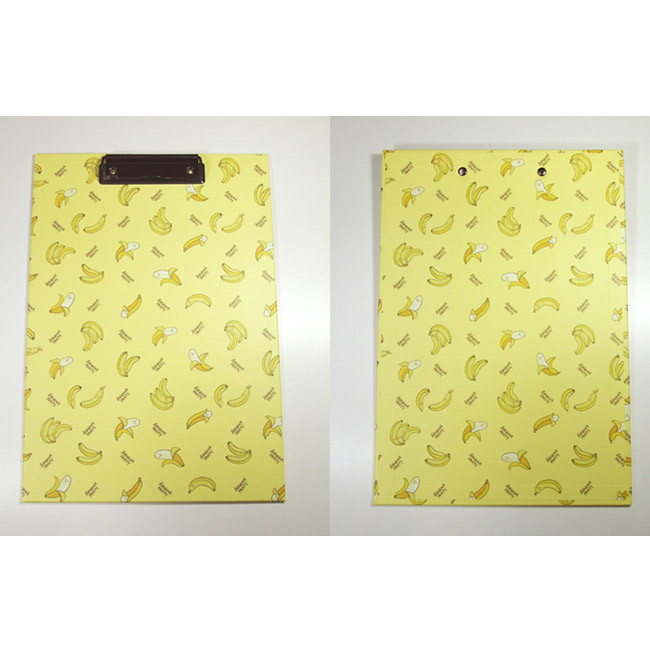 Moons Friends banana pattern A4 clipboard