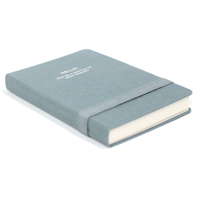 2017 Hello gentle breeze blue gray undated diary 2017 Hello gentle breeze blue gray undated diary