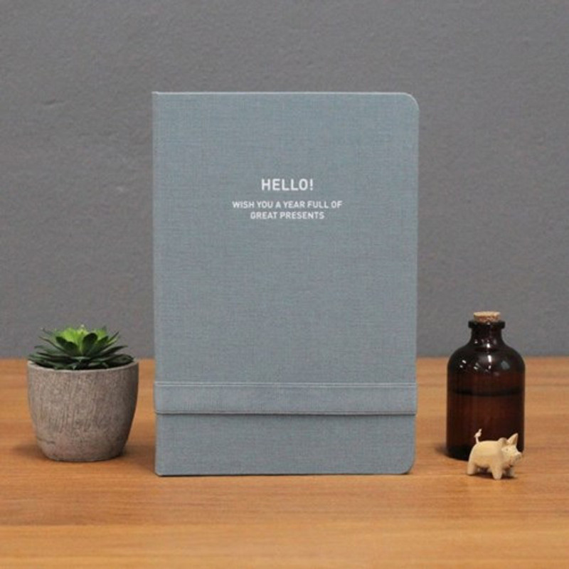 2017 Hello gentle breeze blue gray undated diary 2017 Hello gentle breeze blue gray undated diary
