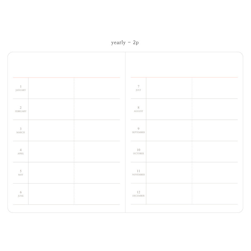 Yearly plan - 2017 Livework Object weekly dated diary